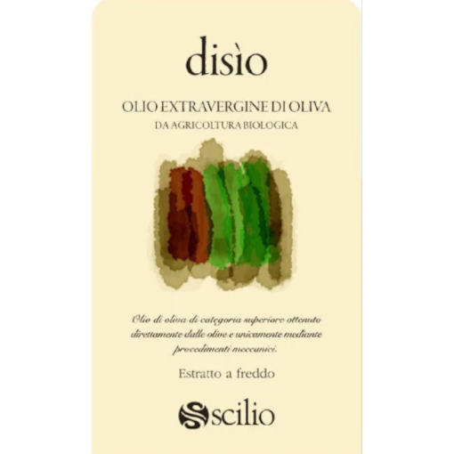 Olio1_510 Scilio - Olio Disìo Extravergine di Oliva 1 l. - Billede 1